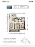联投水乡小镇建面约117平Y1户型