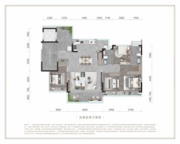 锦江璞园4室2厅1厨2卫建面143.00㎡