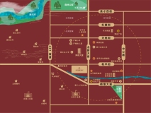 溪岸怡景城三期交通区位图