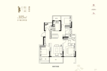 新能源云殿105平米偶数层户型