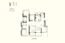 新能源云殿4室2厅1厨2卫建面125.00㎡