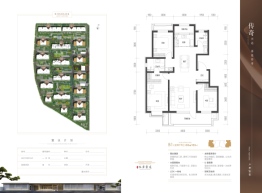 水岸豪庭3室2厅1厨2卫建面133.00㎡