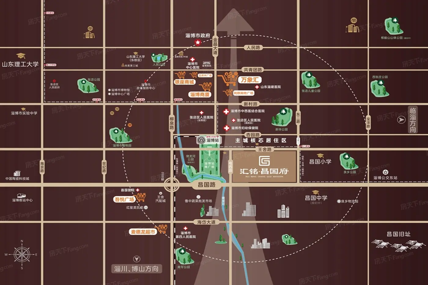 汇铭·昌国府交通图