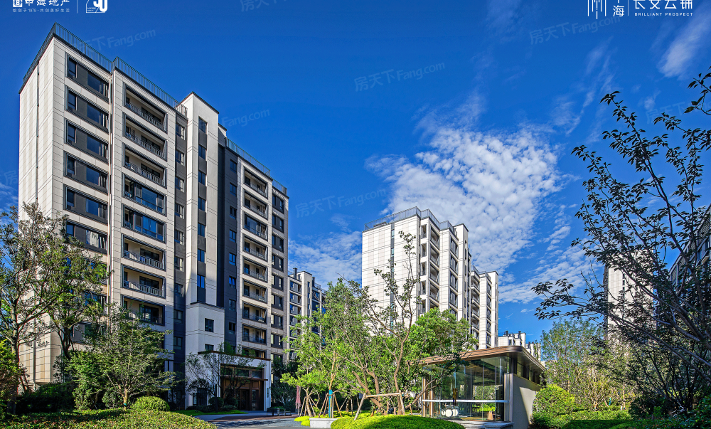 中海长安云锦 花园洋房精装一线河景新房现房,烟台莱山三滩社区中海长