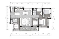 瑧奢7栋建面约180㎡户型