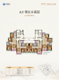 梦想滨江左岸3室2厅1厨1卫建面96.00㎡