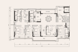 华盛·珑御中棠5室2厅1厨3卫建面253.00㎡