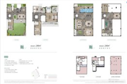中铁·青岩健康小镇4室2厅4卫建面240.0㎡