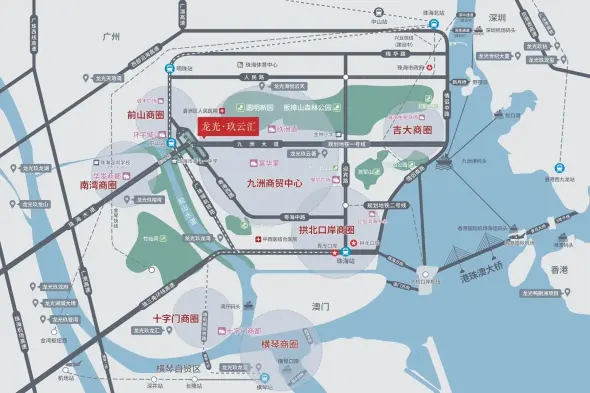 龍光·玖雲匯交通图