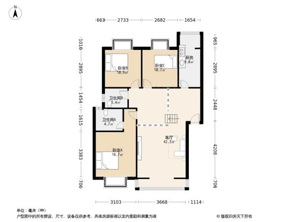 汇丰苑户型图