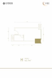 东方希望中心·金融悦建面42.70㎡