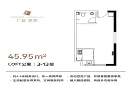 广亚星图建面45.95㎡