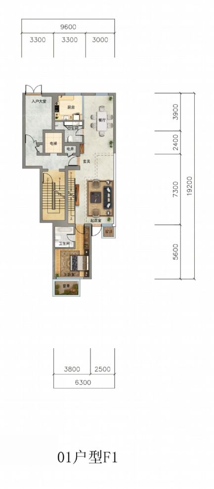 户型图3/5