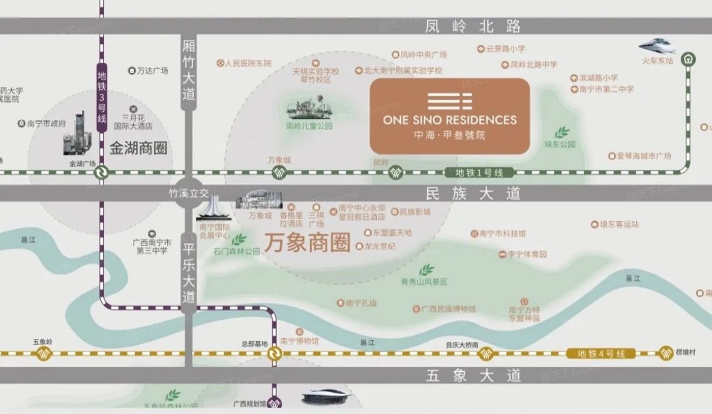 中海甲叁號院图片_样板间图_位置图_装修效果图-南宁房天下