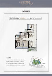 汇银江南富湾4室2厅1厨2卫建面119.96㎡