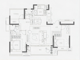 通和·星辰同辉3室2厅1厨2卫建面119.00㎡