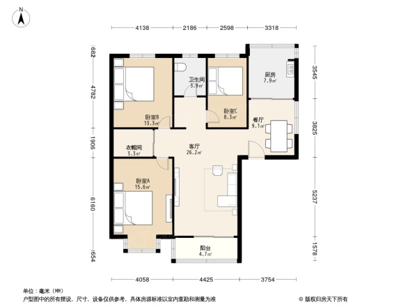 景虹园户型图