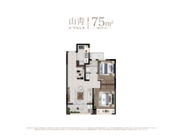 锦望名邸2室2厅1厨1卫建面75.00㎡