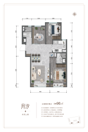 朝阳·中建星光里3室2厅1厨2卫建面96.00㎡