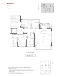 高速尚宸院4室2厅1厨3卫建面225.00㎡