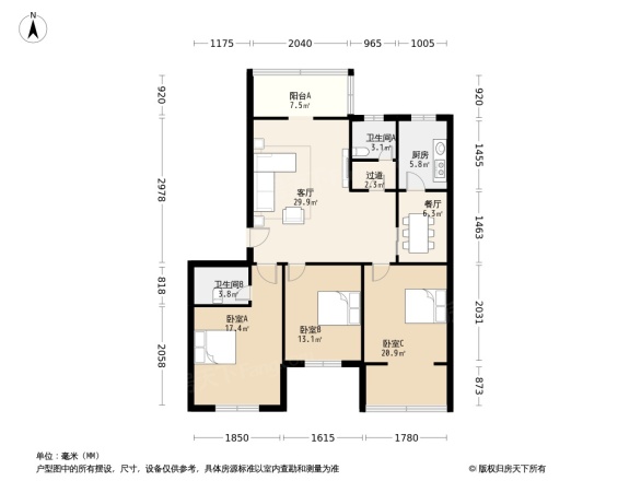 超丽家园户型图