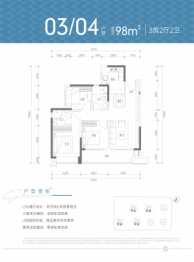 中粮悦章·凤凰里3室2厅1厨2卫建面98.00㎡