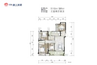 H1建面约110平