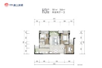 H3户型建面约81平