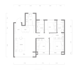 创意之城·蘭园3室2厅1厨2卫建面113.0㎡