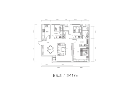 朱雀锦园5期3室2厅1厨2卫建面117.00㎡