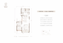 老城根·雍锦里135㎡三室两厅两卫户型