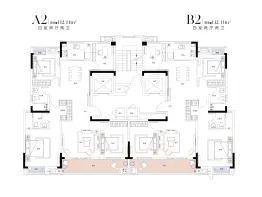 平安·璟园4室2厅1厨2卫建面142.44㎡