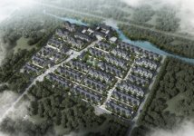 蓝城北京桃花源廊坊风筝小镇项目-鸟瞰图
