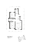 上源·水木清华86.94平米户型图