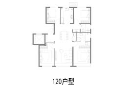 璀璨公元4室2厅1厨2卫建面120.0㎡