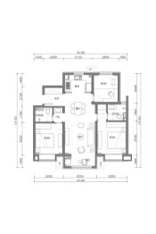 万科都荟·都荟四季3室2厅1厨2卫建面116.00㎡