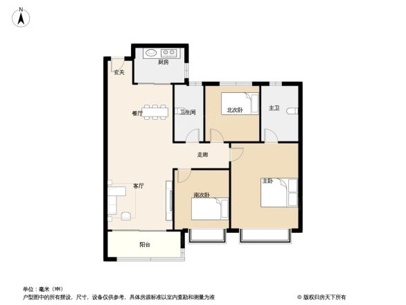 南山·前湾拾缦户型图
