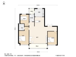 大明宫·文韬府3室2厅1厨2卫建面128.00㎡