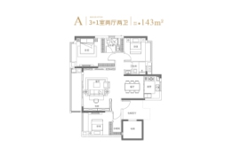 融侨滨江城｜公园观邸3室2厅1厨2卫建面143.00㎡