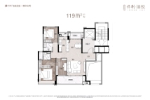 保利瑧悦119㎡户型图