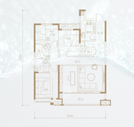 陕建·锦泓府3室2厅1厨2卫建面120.00㎡