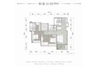 朗逸建面约103-105㎡户型