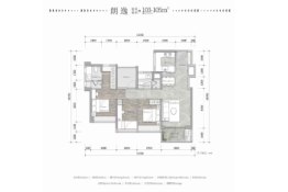 万汇天地·朗庭4室2厅1厨2卫建面103.00㎡