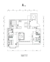 御锦文瀛3室2厅3卫建面137.43㎡