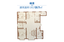 梧桐人家·栖凤华庭3室2厅1厨1卫建面128.71㎡