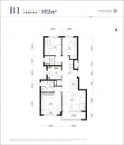 中海学府里B1户型