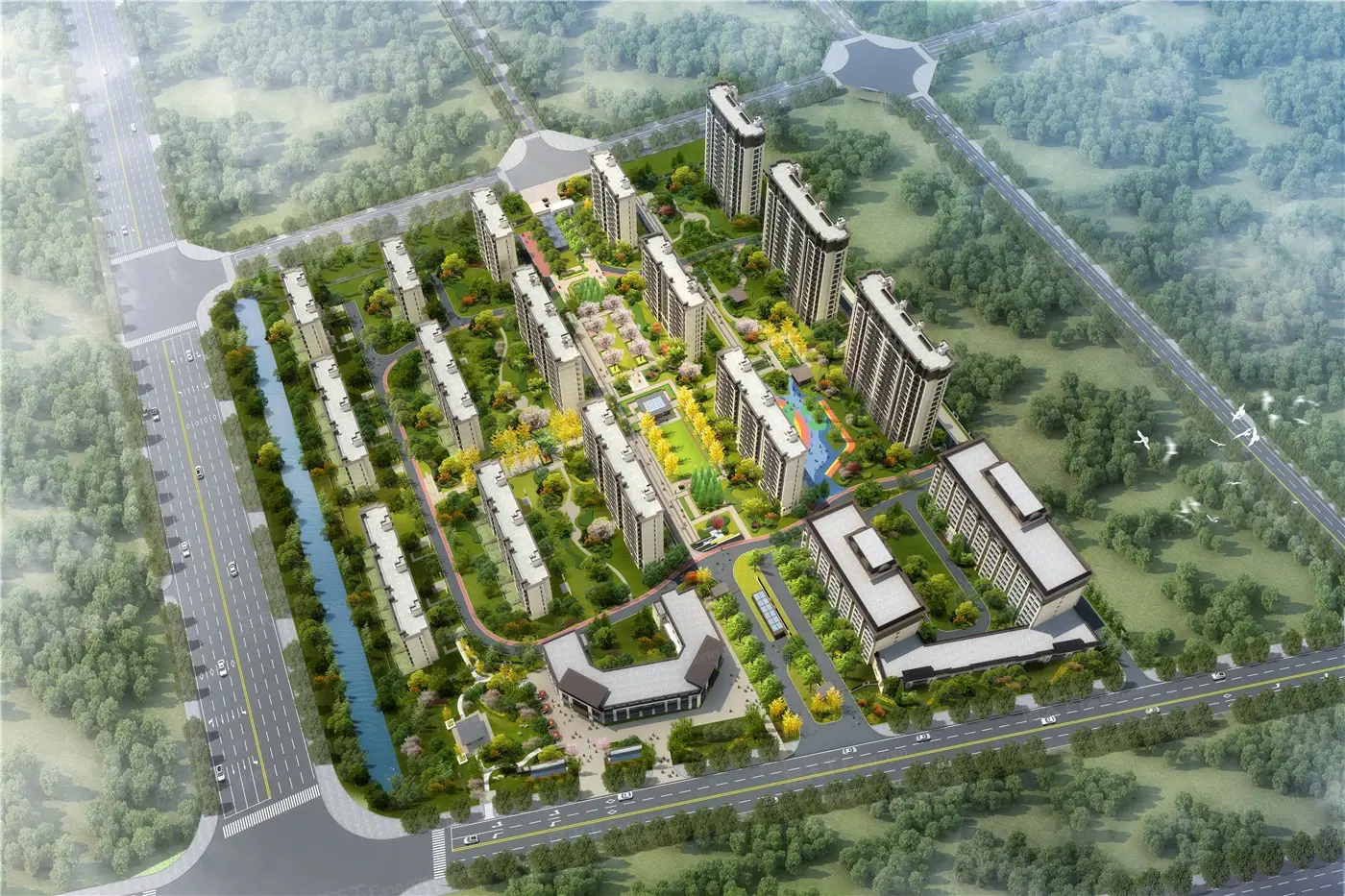 青岛城投新城时代效果图