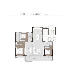 君奕府3室2厅1厨2卫建面172.00㎡