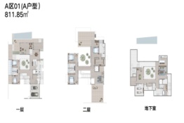 音昱水中天意舍6室4厅2厨7卫建面811.85㎡