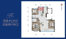 阅峯汇3室2厅1厨2卫建面123.00㎡